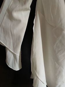 White Halter Neck Ruffle Mini Dress