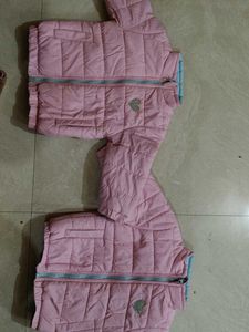 Pink Kids Puffer Jacket