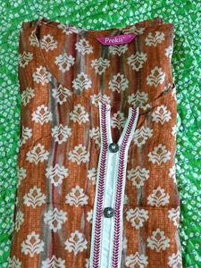 Floral Print Kurta