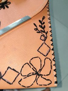 Embroidered Clutch