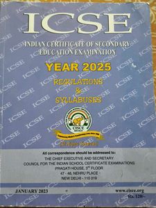 Icse Class 10  regulations and syllabus Book