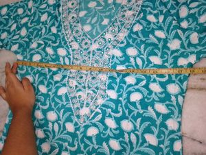 New Pure Cotton Kurti Set💙