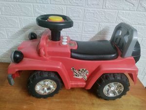 Kids' Red Ride-On Toy Car