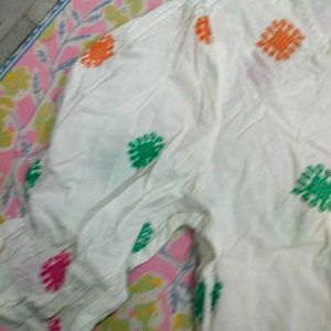 Embroidered White Top