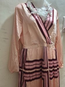 Flared Silk Dress