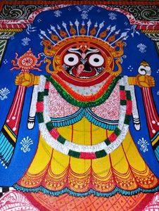 Shree Jagarnath Pattachitra(hand Made Painting)