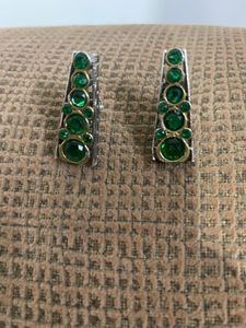 Pretty Pearl Emerald Necklace Set