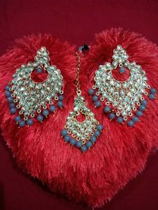 Dhyani Earring With Maang Tikka 🆕