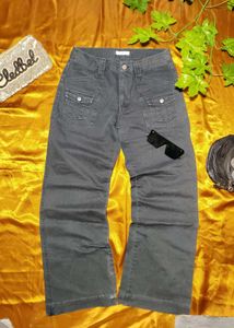 Gray Cargo Pants