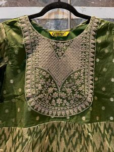 Olive Kurta Set