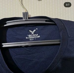 VICTOR BADMINTON TSHIRT ( BLACK )