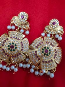 Beautiful Jadau Earrings
