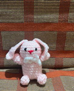 Pink Crochet Bunny