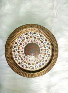 Vintage Peacock Wall Hanging