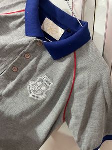 Stylish Grey Polo T-Shirt