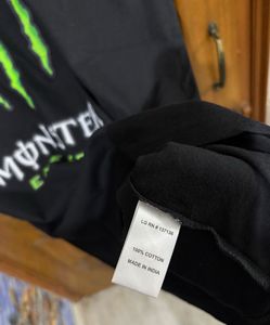 MONSTER ENERGY BLACK COTTON TSHIRT L(42)