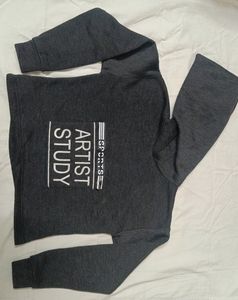 New Crop Top Hoodie For winters