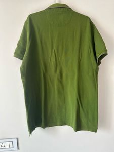 Olive Green Polo Shirt size L stretchable to XL