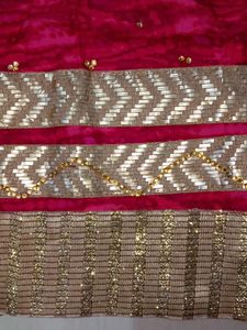 Elegant Pink &amp; Gold Salwar Kameez