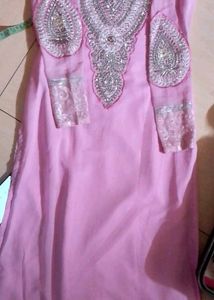 Pakistani Suit Set-Beautiful Heavy Front Back Work