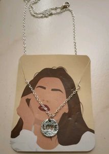 Love Pendant With Chain