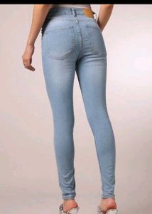 Shein Ankle Length Mid Waist Skinny Fit Jeans