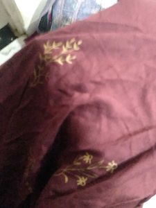 Maroon Office Wear Kurti