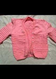 Cute Pink Knit Cardigan