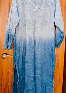 Chikankari Dual Shade Kurta