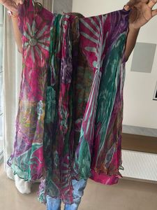 Floral  Print Off ShoulderDress
