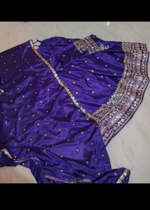 Purple Embellished Lehenga Choli Set
