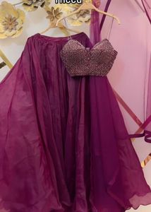 very pretty bustier lehenga bollywood glam