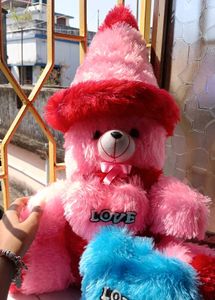 Soft Teddy Bear plushie with love hearts