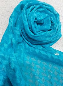 Georgette Shimmer Party Wear Stole