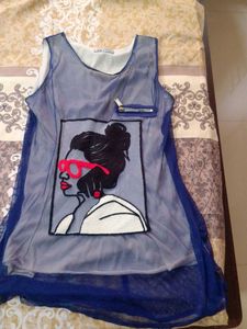 Stylish Graphic Print Dress