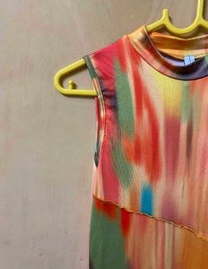 Abstract Bodycon Dress