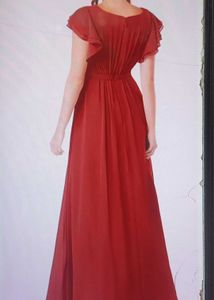 Elegant Red gown.