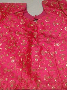 Pink Embellished Blouse
