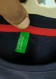 Benetton Colorblock Sweater