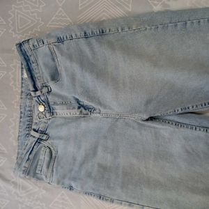 Blue Bootcut Jeans