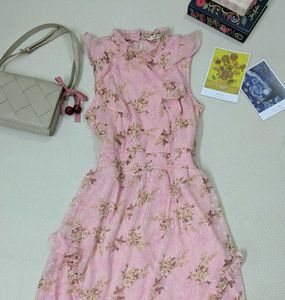 Latin Quarters Pink Floral Dress