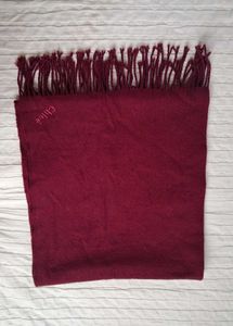 Chloe Burgundy Wool Scarf
