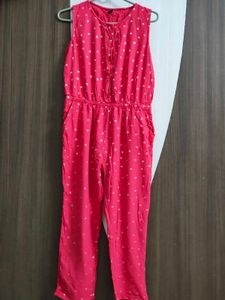 pink jumpsuit