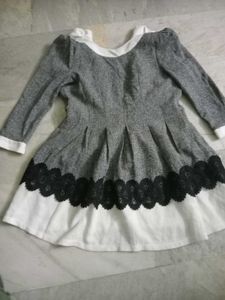 Grey Short Dress