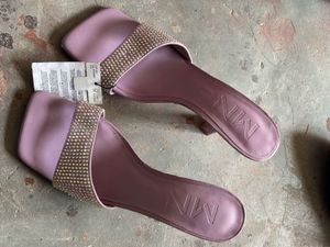 MANGO Lavender Heels