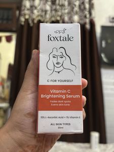 Foxtale vitamin C brightening serum