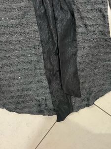 Elegant Gray Long Sleeve Top