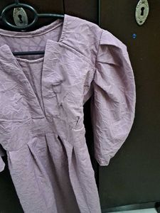 Vintage Puff Sleeve Dress