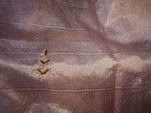 New hand work saree with blouse piece