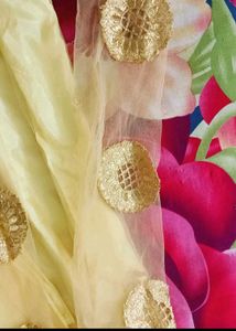 Elegant Embroidered Cream Dress